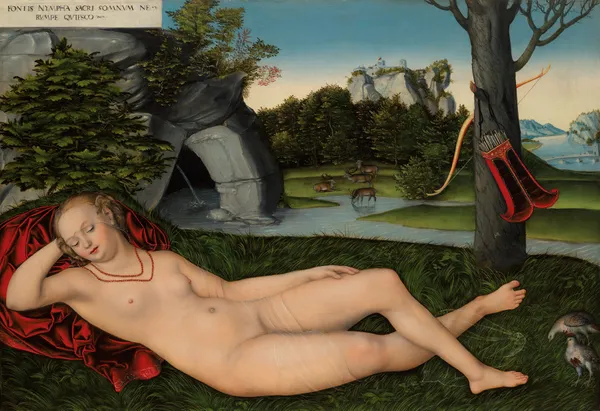 The Nymph of the Spring av Lucas Cranach the Elder
