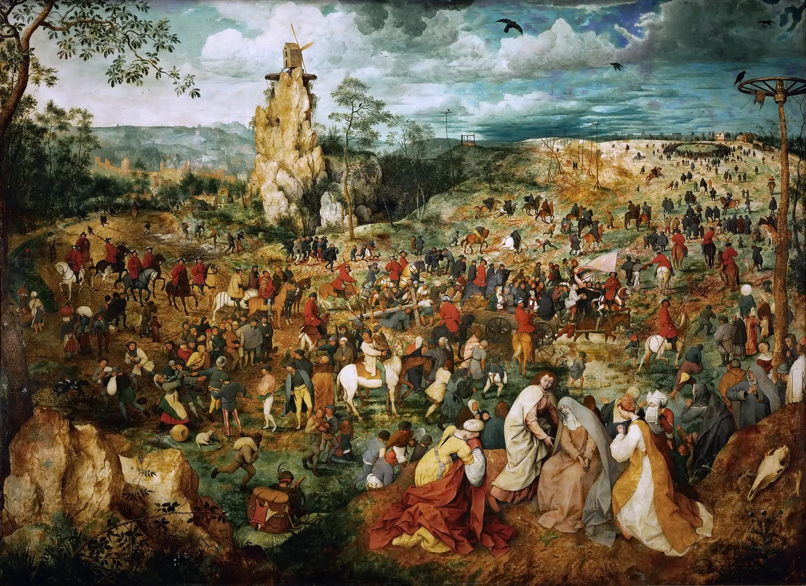 The Procession To Calvary av Pieter Bruegel The Elder