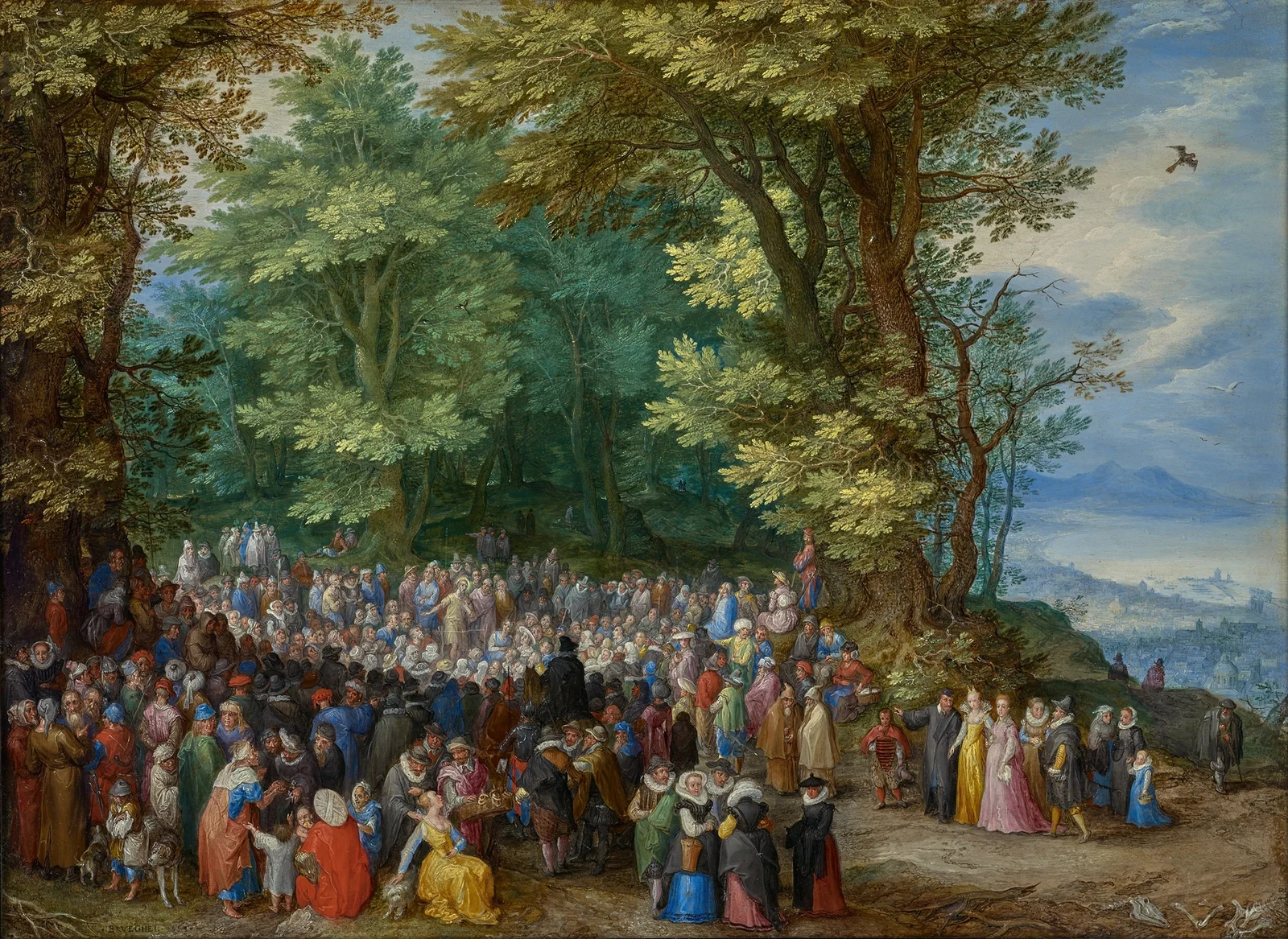 The Sermon on the Mount av Jan Brueghel The Elder