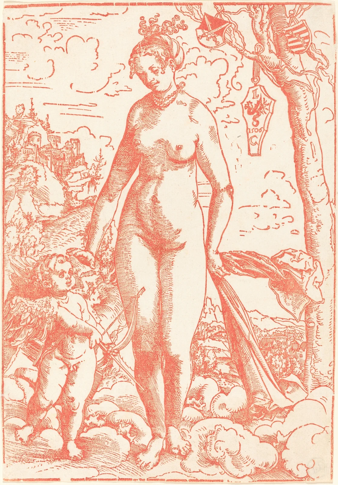 Venus and Cupid av Lucas Cranach the Elder