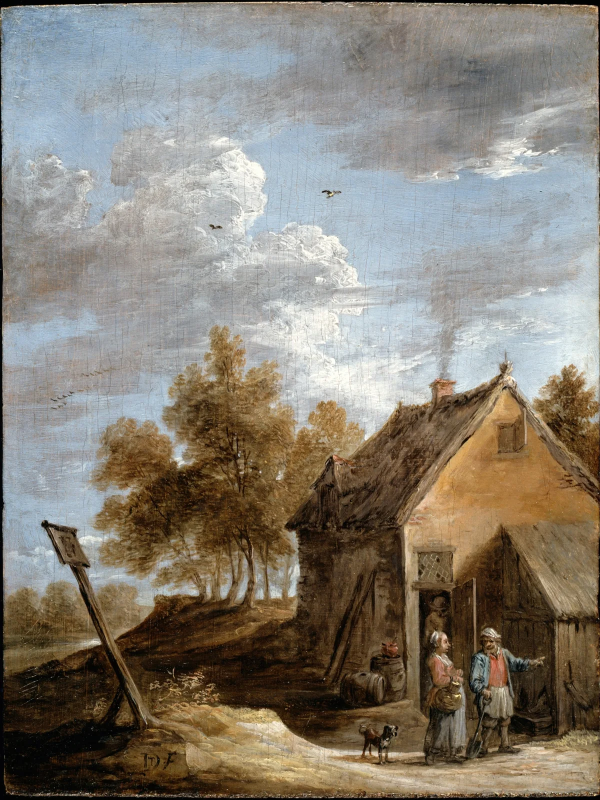 A Cottage av David Teniers The Younger