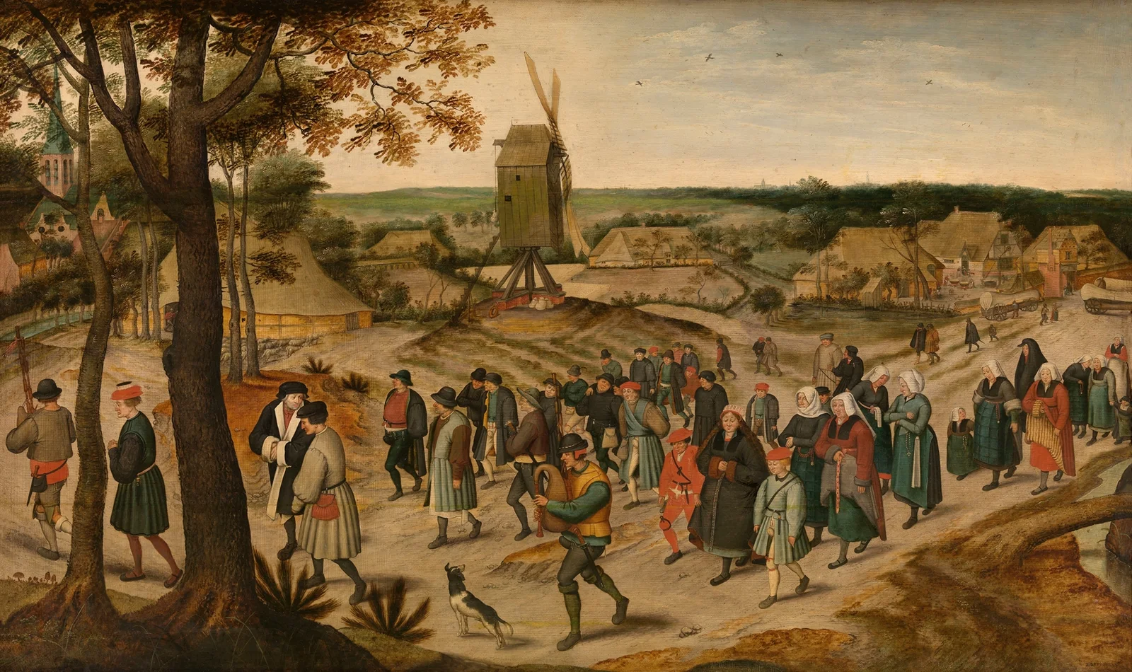 A Wedding Procession av Pieter Brueghel The Younger