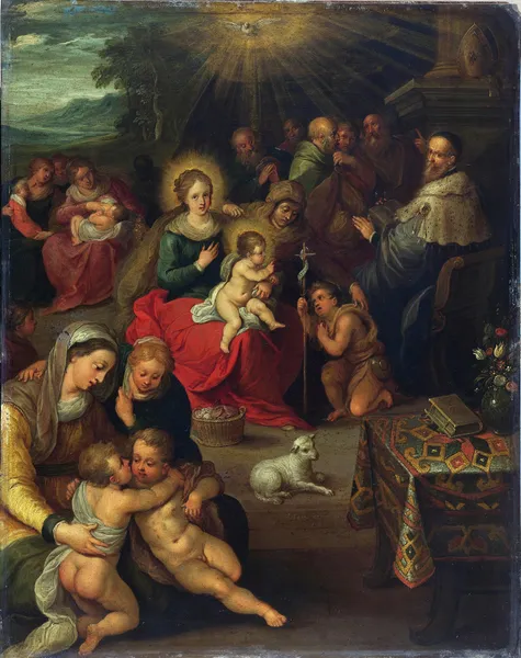 Allegory of the Christ Child as the Lamb of God av Frans Francken the Younger
