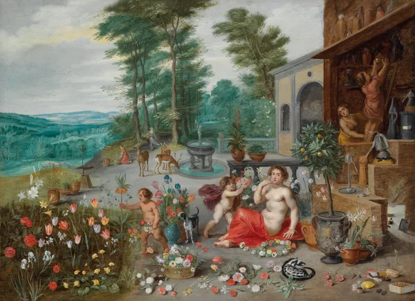 An Allegory Of Smell av Jan Brueghel the Younger