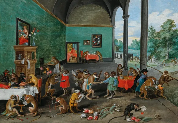 An Allegory of Tulipomania av Jan Brueghel the Younger