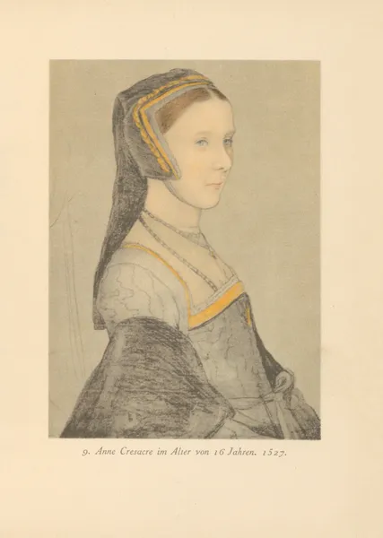Anne Cresacre im Alter von 16 Jahren av Hans Holbein The Younger