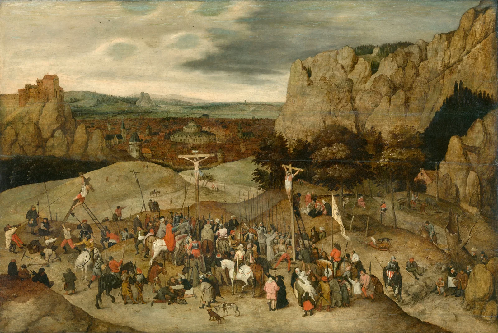 Calvary av Pieter Brueghel The Younger