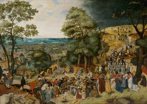 Christ Carrying the Cross av Pieter Brueghel The Younger