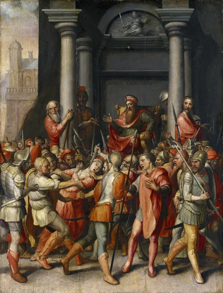 Death of Virginia av Hans Holbein The Younger