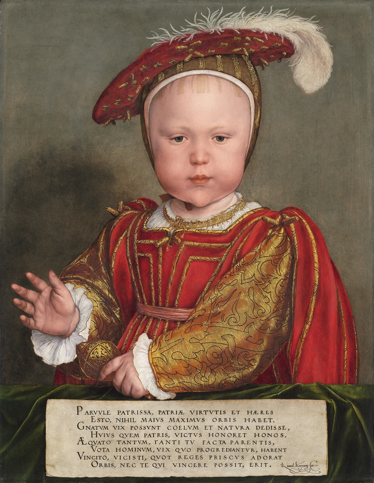 Edward VI as a Child (probably 1538) av Hans Holbein The Younger