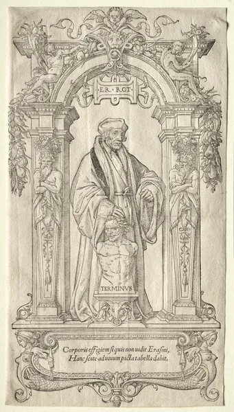 Erasmus of Rotterdam, 1520 av Hans Holbein The Younger