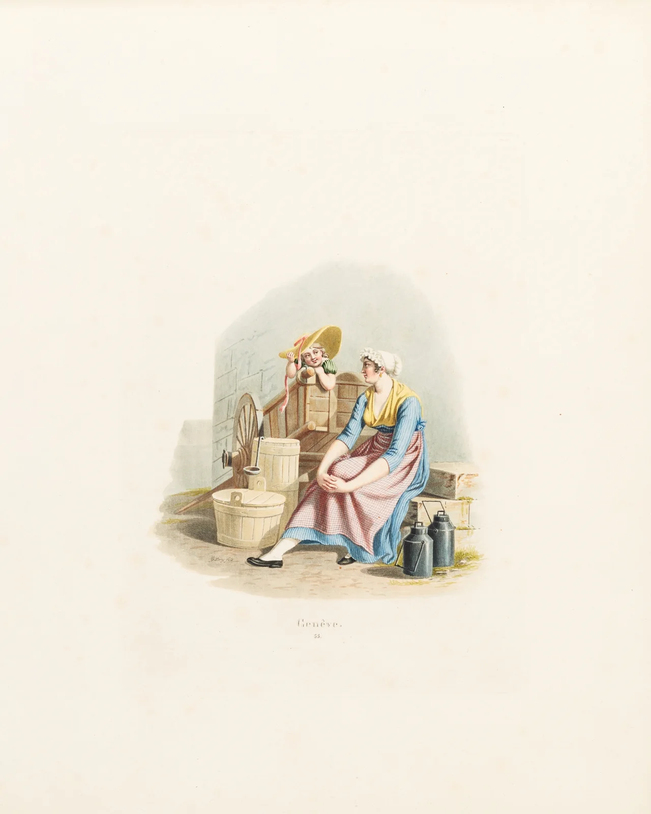 Genêve av Gabriel Lory the Younger