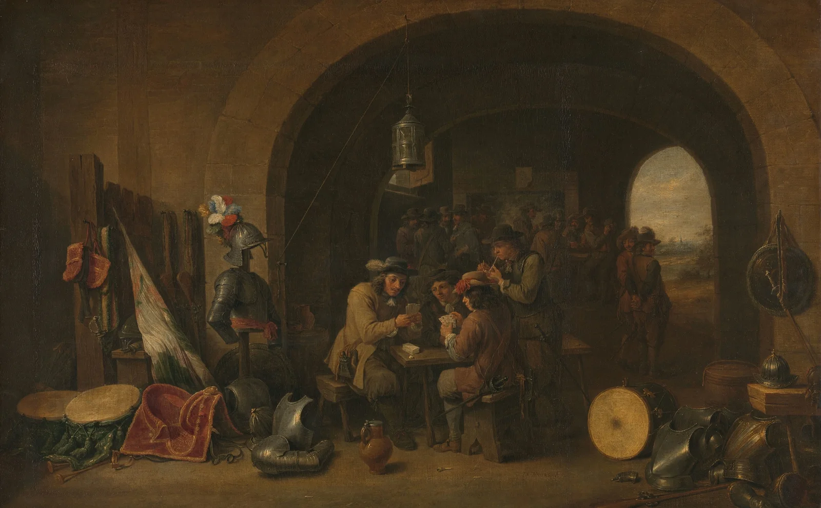 Guardroom av David Teniers The Younger