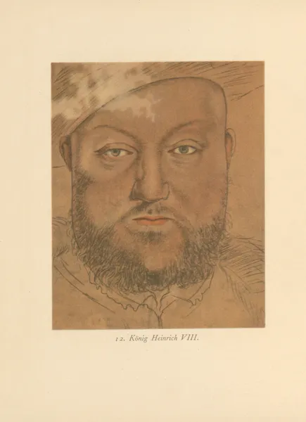 König Heinrich VIII (16th centry) av Hans Holbein The Younger