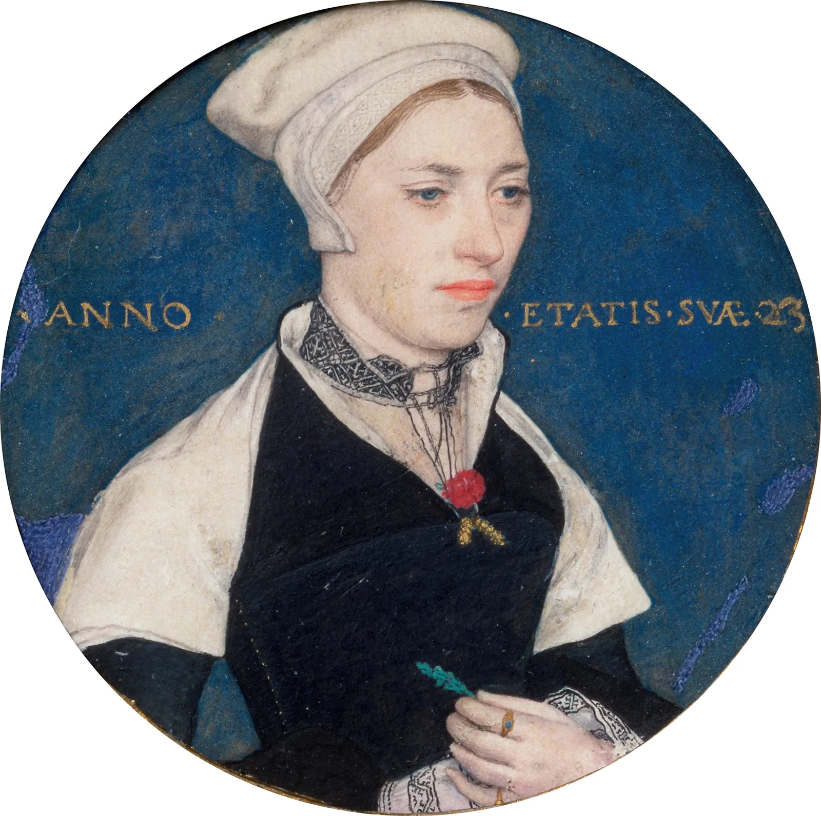 Mrs Jane Small av Hans Holbein The Younger