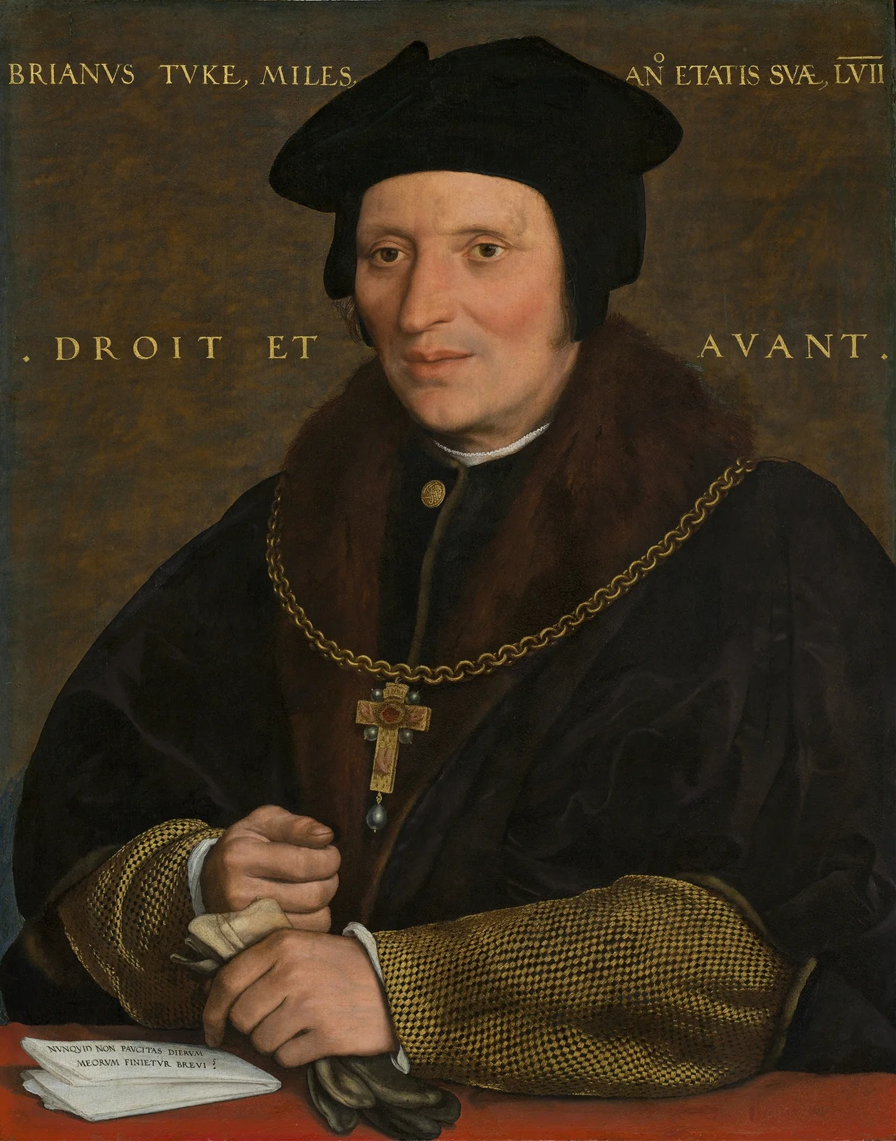 Sir Brian Tuke av Hans Holbein The Younger
