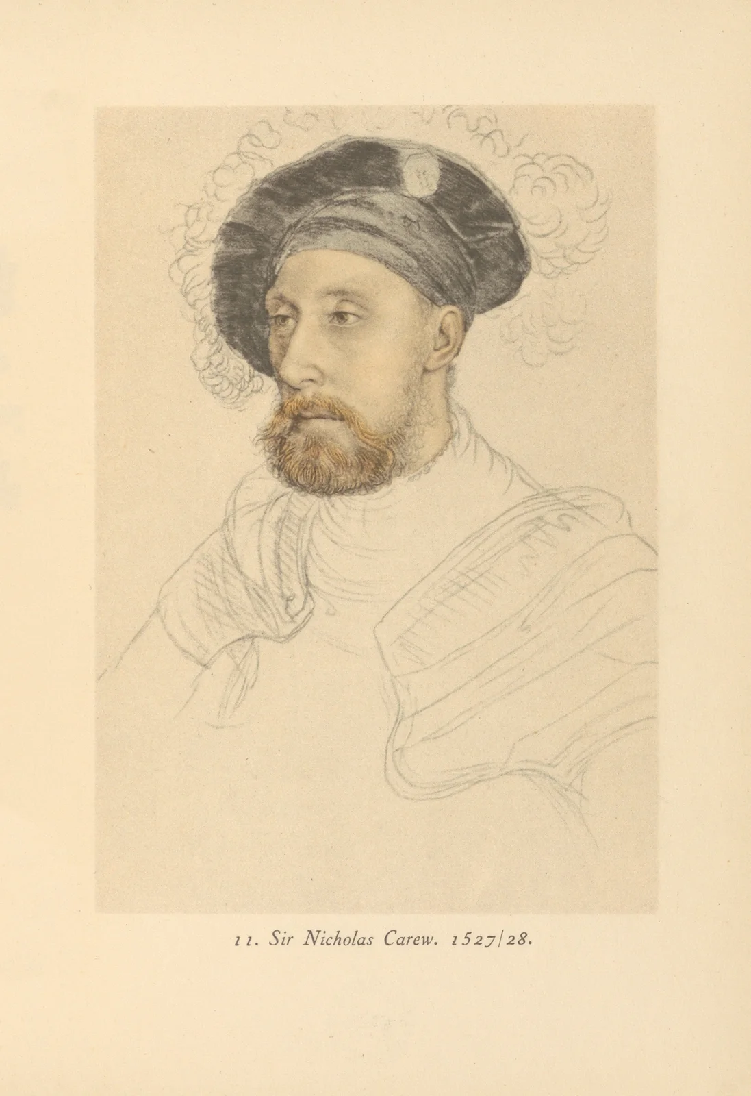 Sir Nicholas Carew av Hans Holbein The Younger
