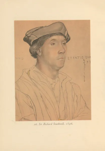 Sir Richard Southwell av Hans Holbein The Younger