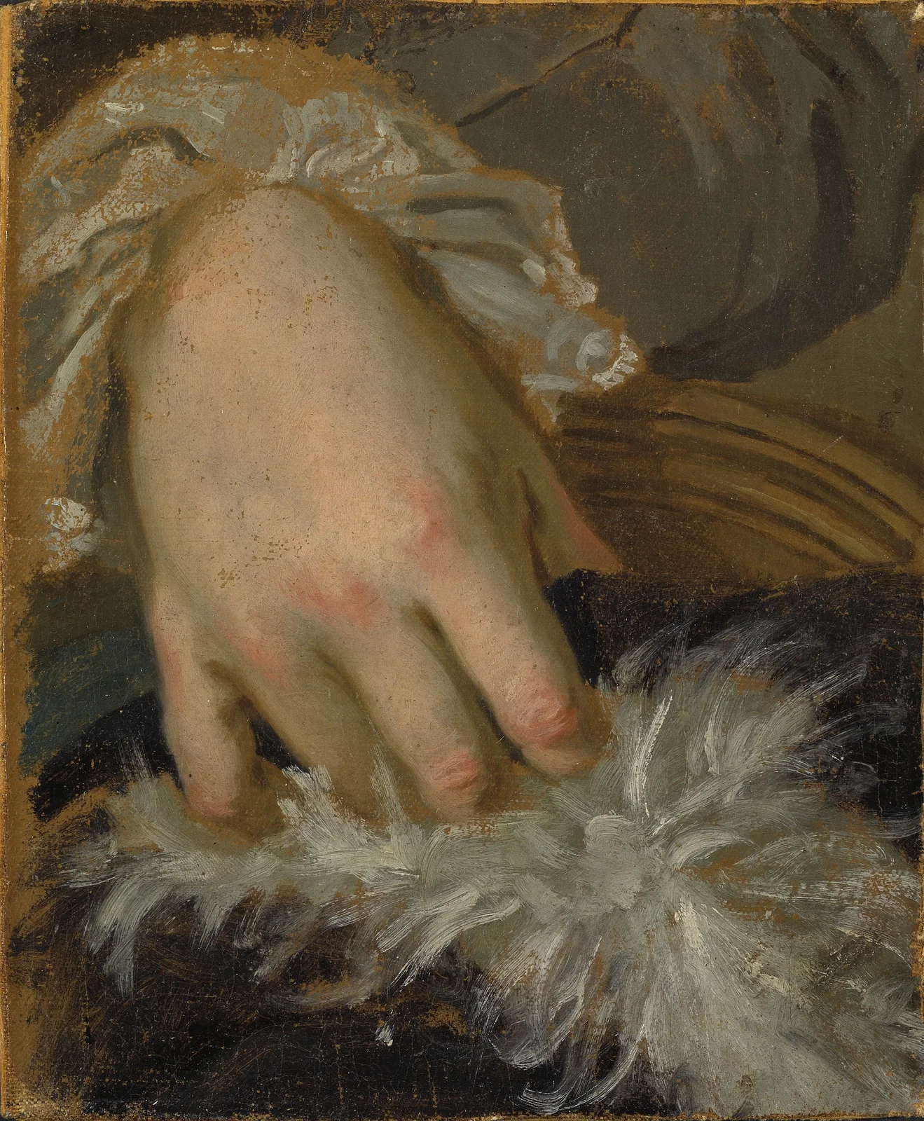 Studie av en hand av Lorens Pasch the Younger