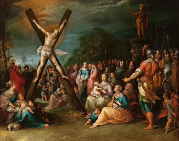 The Crucifixion of St. Andrew av Frans Francken the Younger