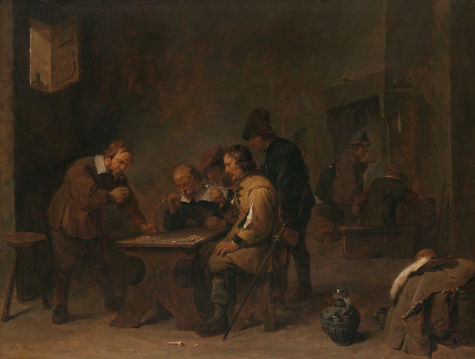The Gamblers av David Teniers The Younger
