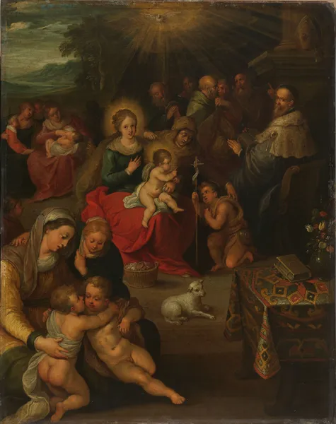 The Holy Kinship av Frans Francken the Younger