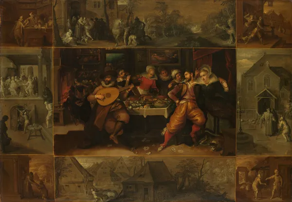 The Parable of the Prodigal Son av Frans Francken the Younger