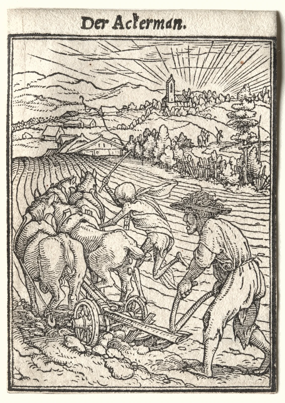 The Ploughman av Hans Holbein The Younger