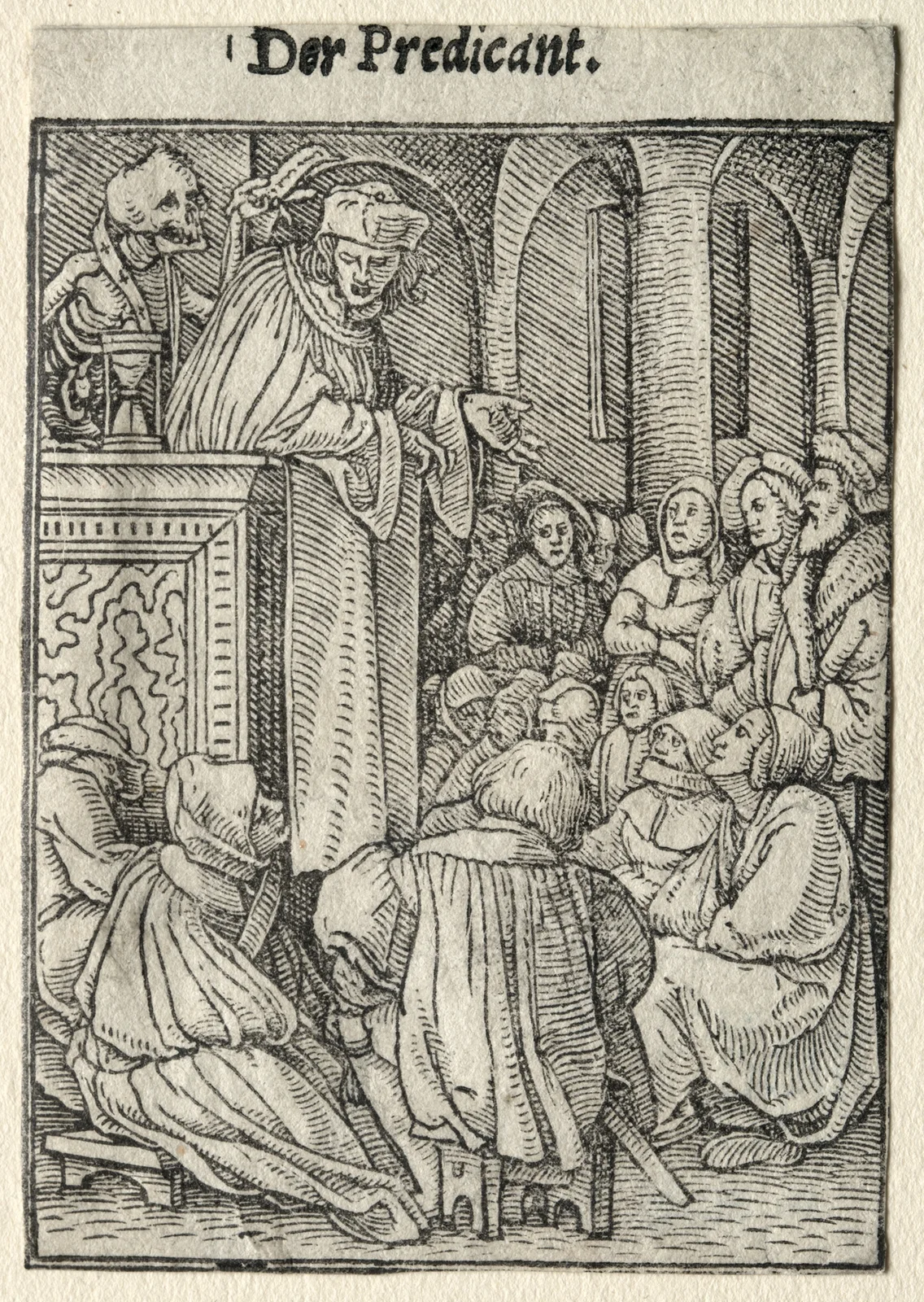 The Preacher av Hans Holbein The Younger