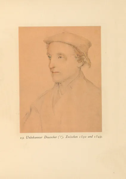 Unbekannter Deutscher av Hans Holbein The Younger