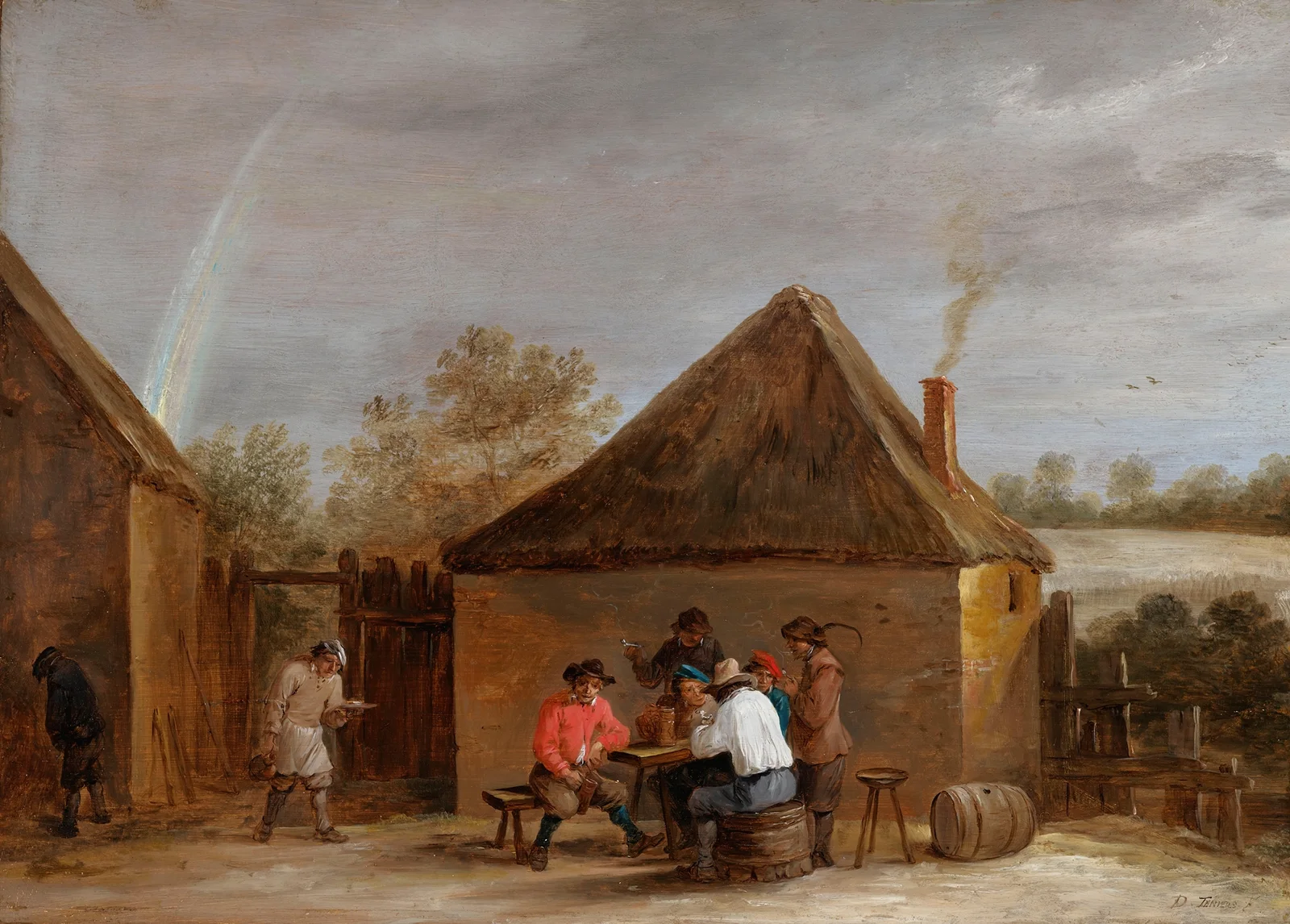 Village Scene av David Teniers The Younger
