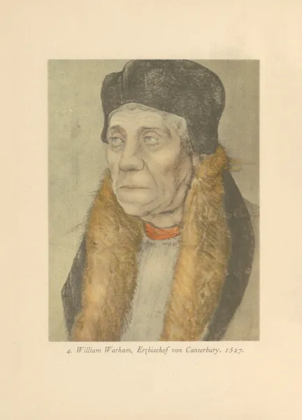 William Warham, Erzbischof von Canterbury av Hans Holbein The Younger