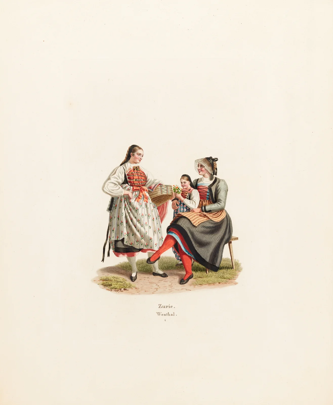 Zuric. Wenthal, 1824 – nr 2 av Gabriel Lory the Younger