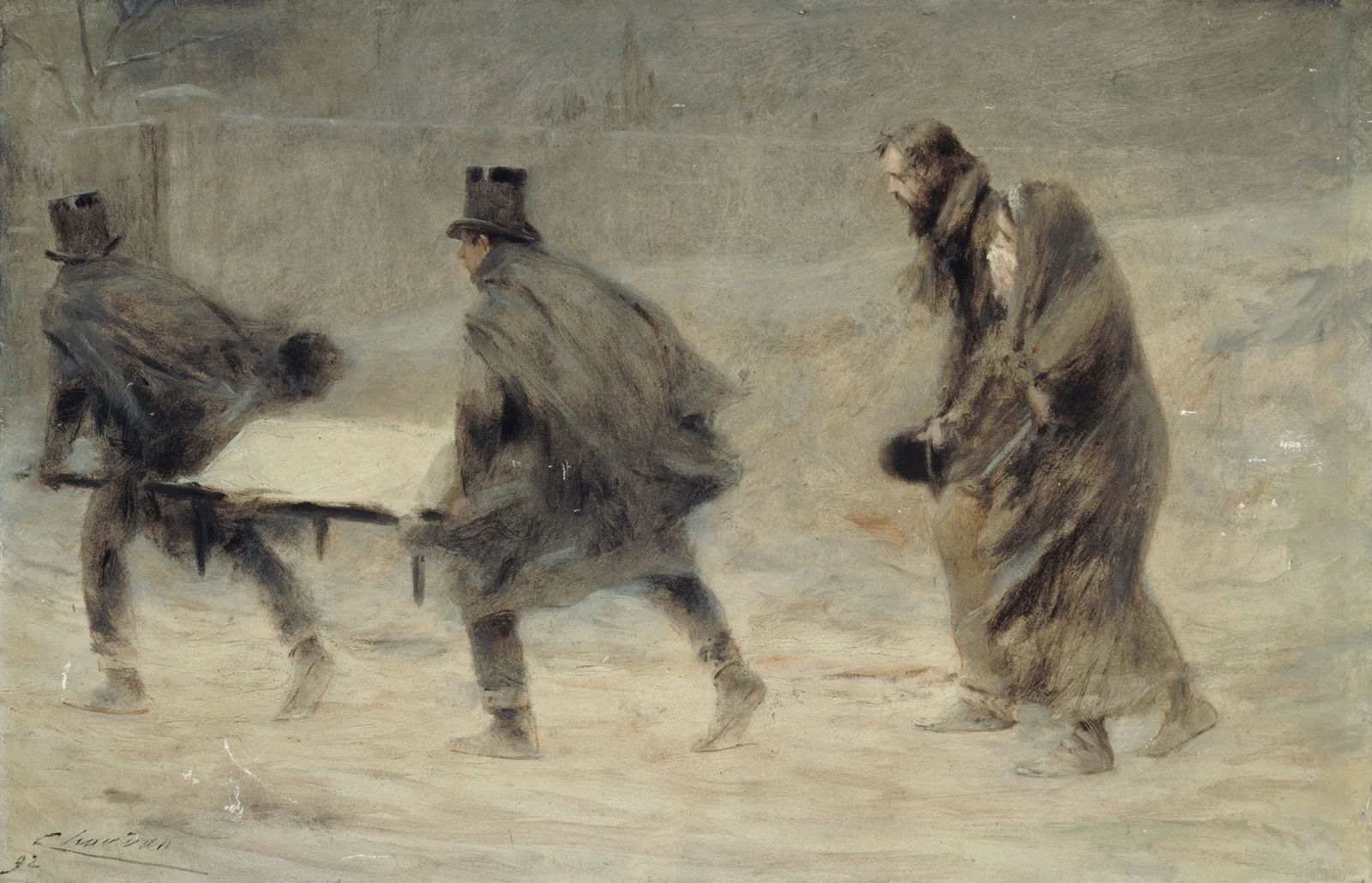 L’enterrement av Théobald Chartran