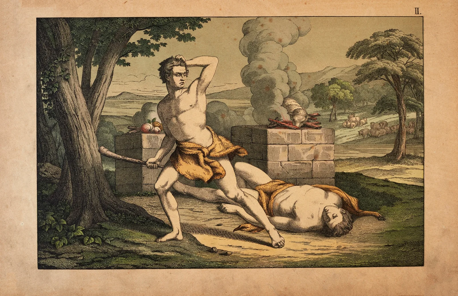 Cain and Abel av Theodor Eckardt