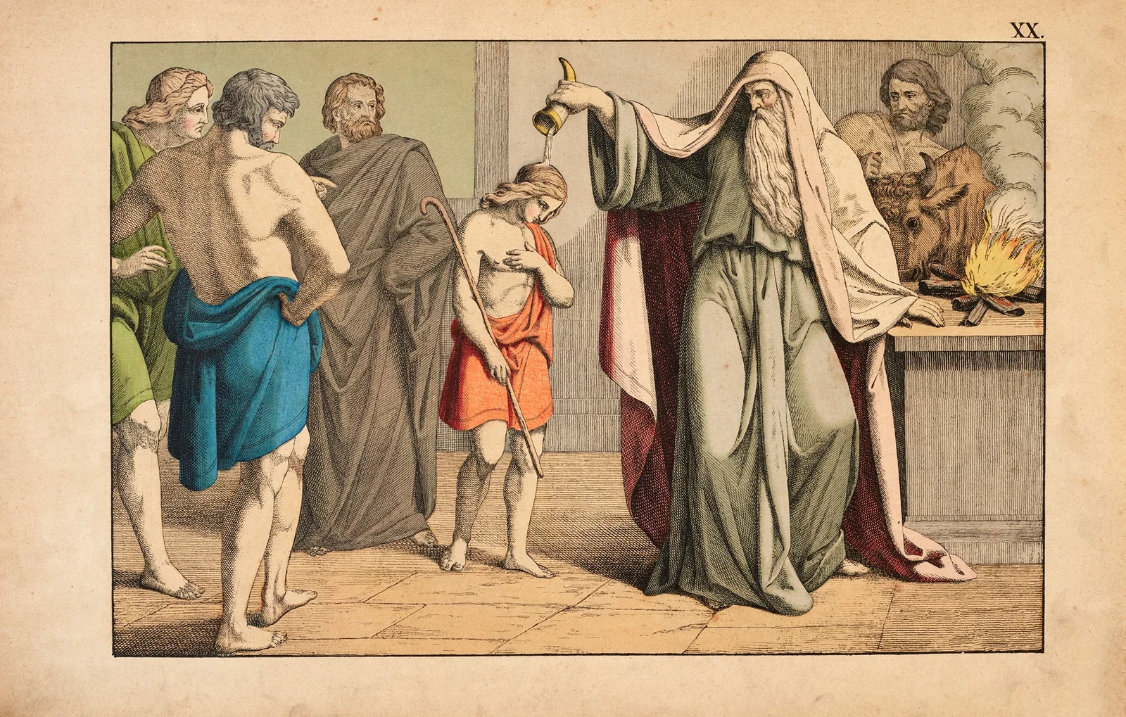 David is anointed king av Theodor Eckardt