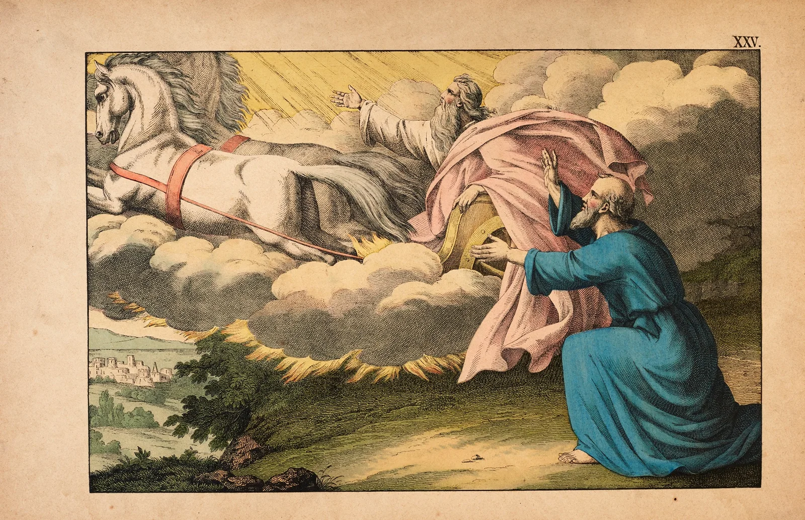 Elijah on Mount Carmel (the chariot of fire) av Theodor Eckardt