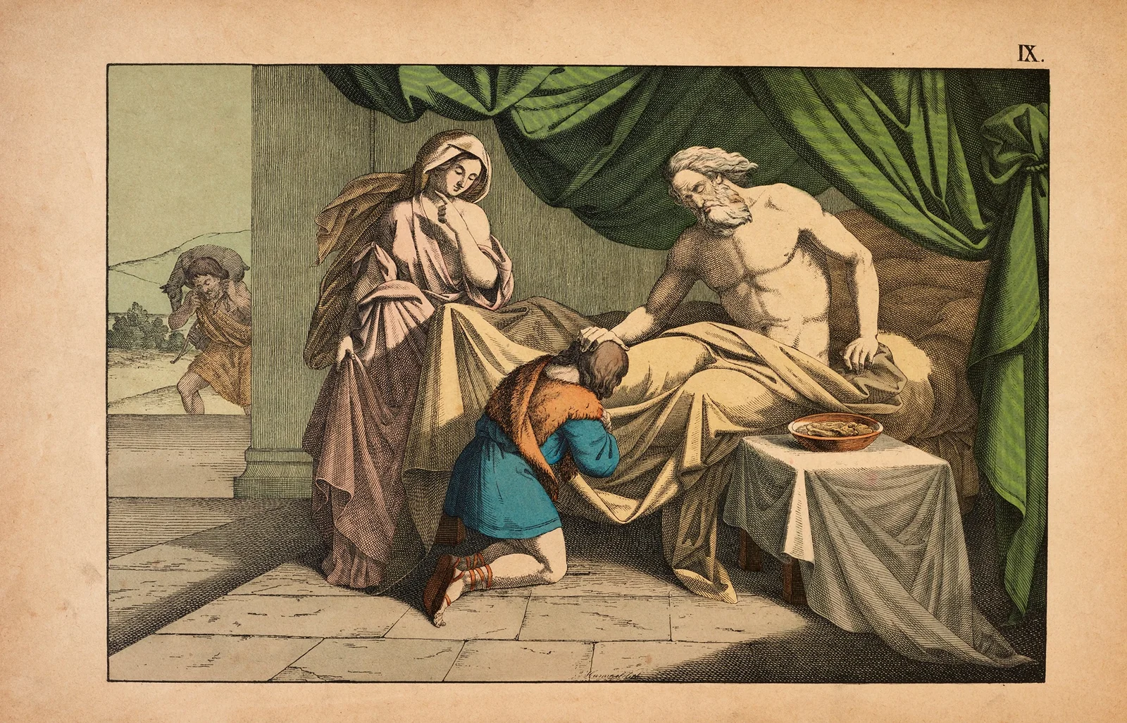 Isaac blesses Jacob av Theodor Eckardt