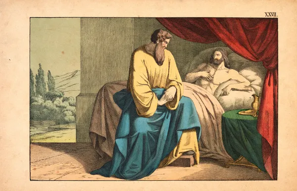 Isaiah and Hezekiah av Theodor Eckardt