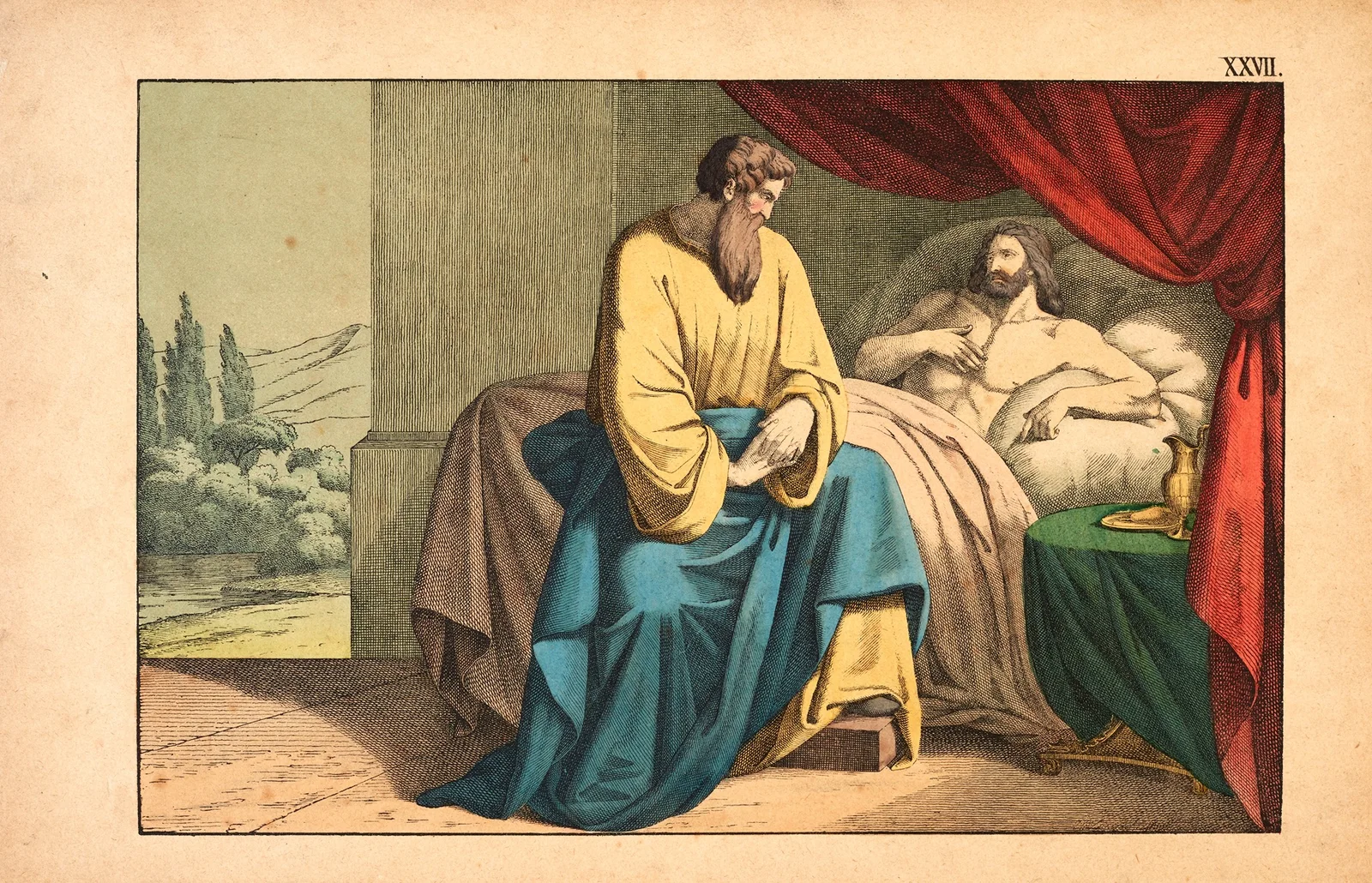 Isaiah and Hezekiah av Theodor Eckardt