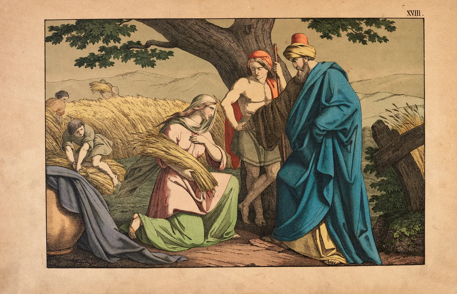 Ruth and Boaz av Theodor Eckardt