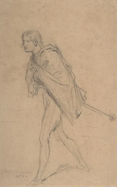 Cassio Bowing av Théodore Chassériau