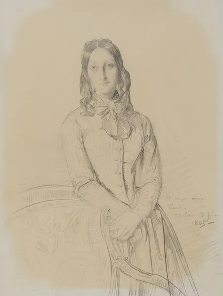 Portrait of Madame Ravaisson av Théodore Chassériau