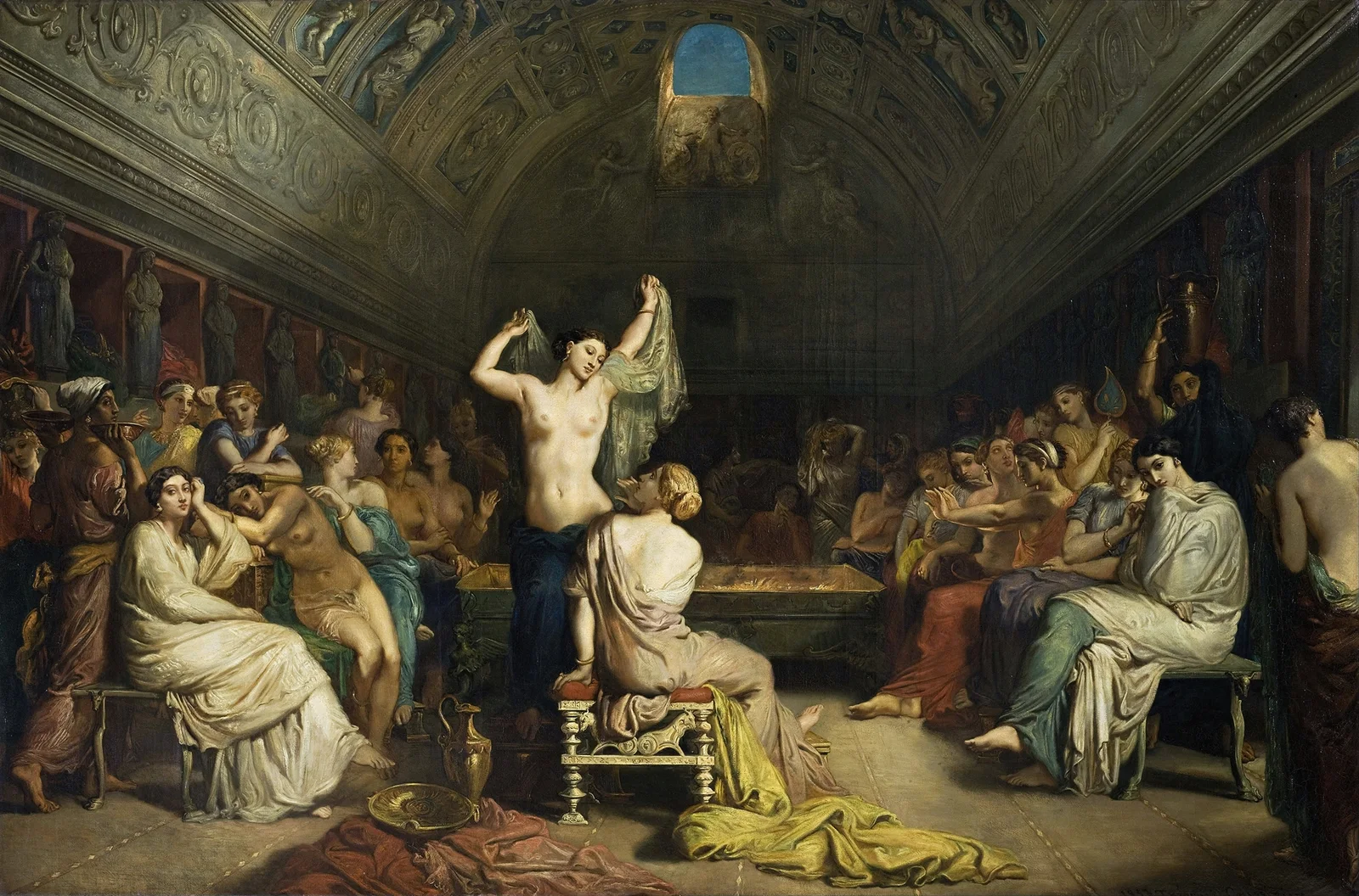 Tepidarium av Théodore Chassériau