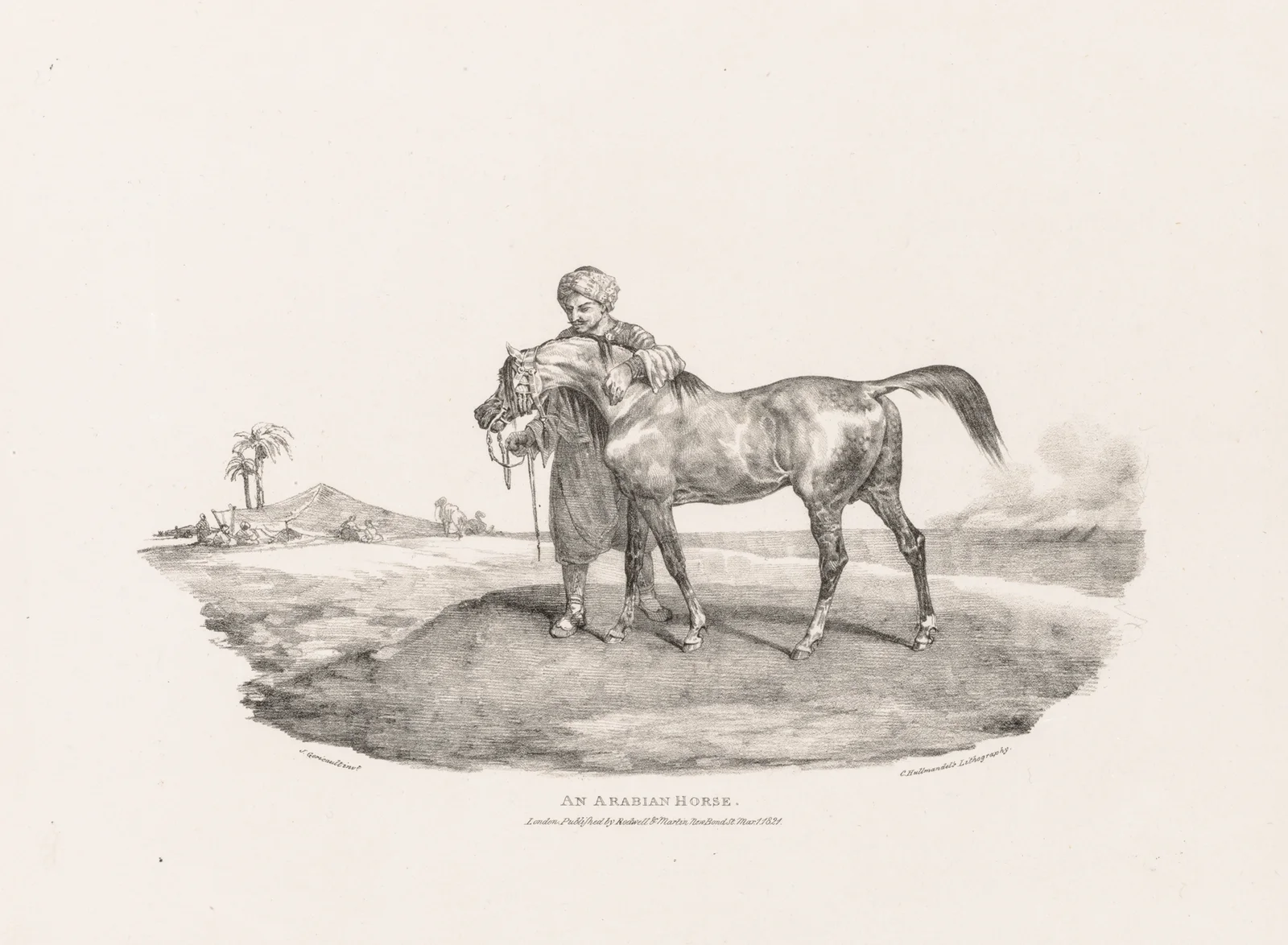 An Arabian Horse av Théodore Géricault