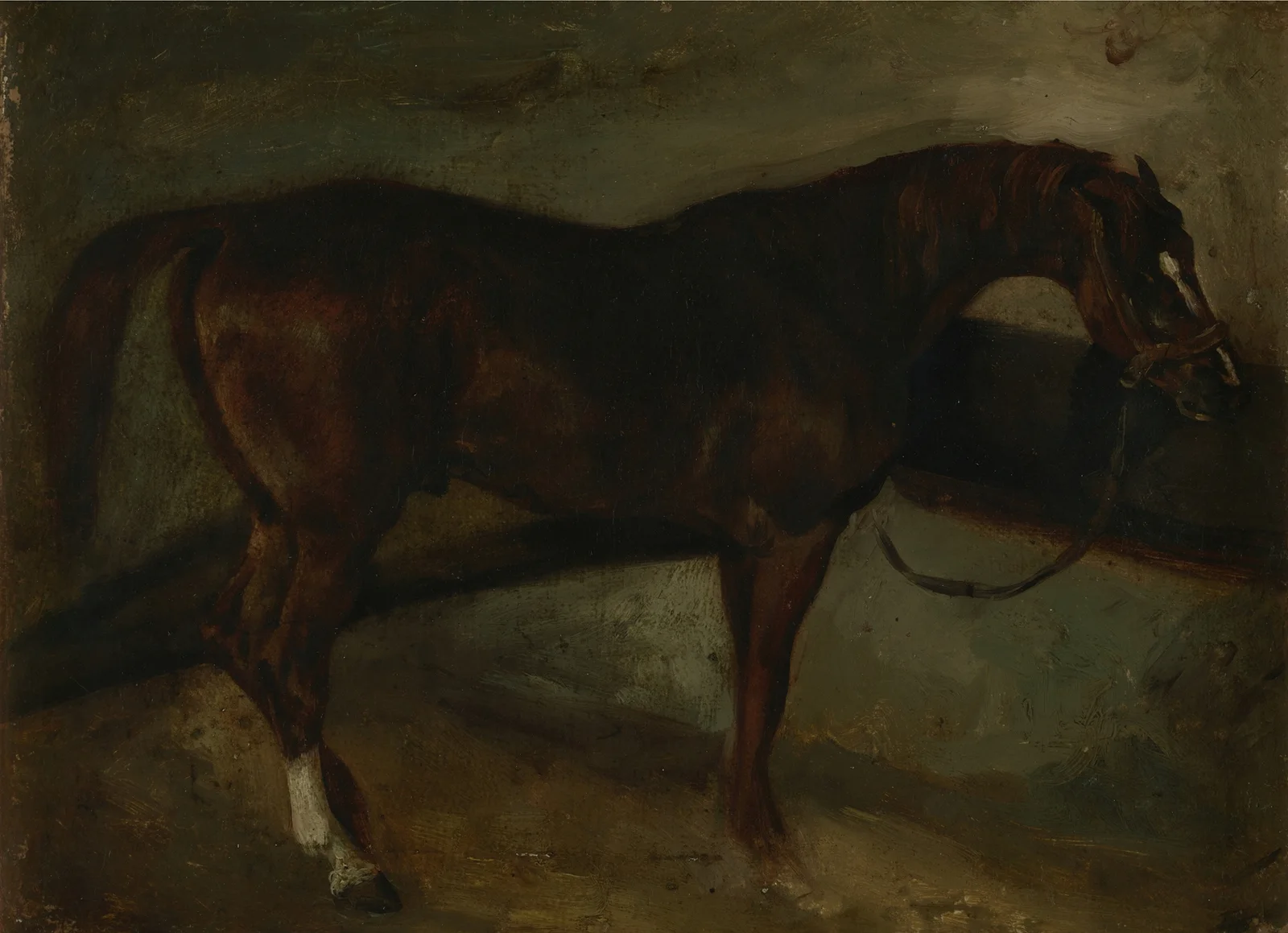 Brown horse av Théodore Géricault