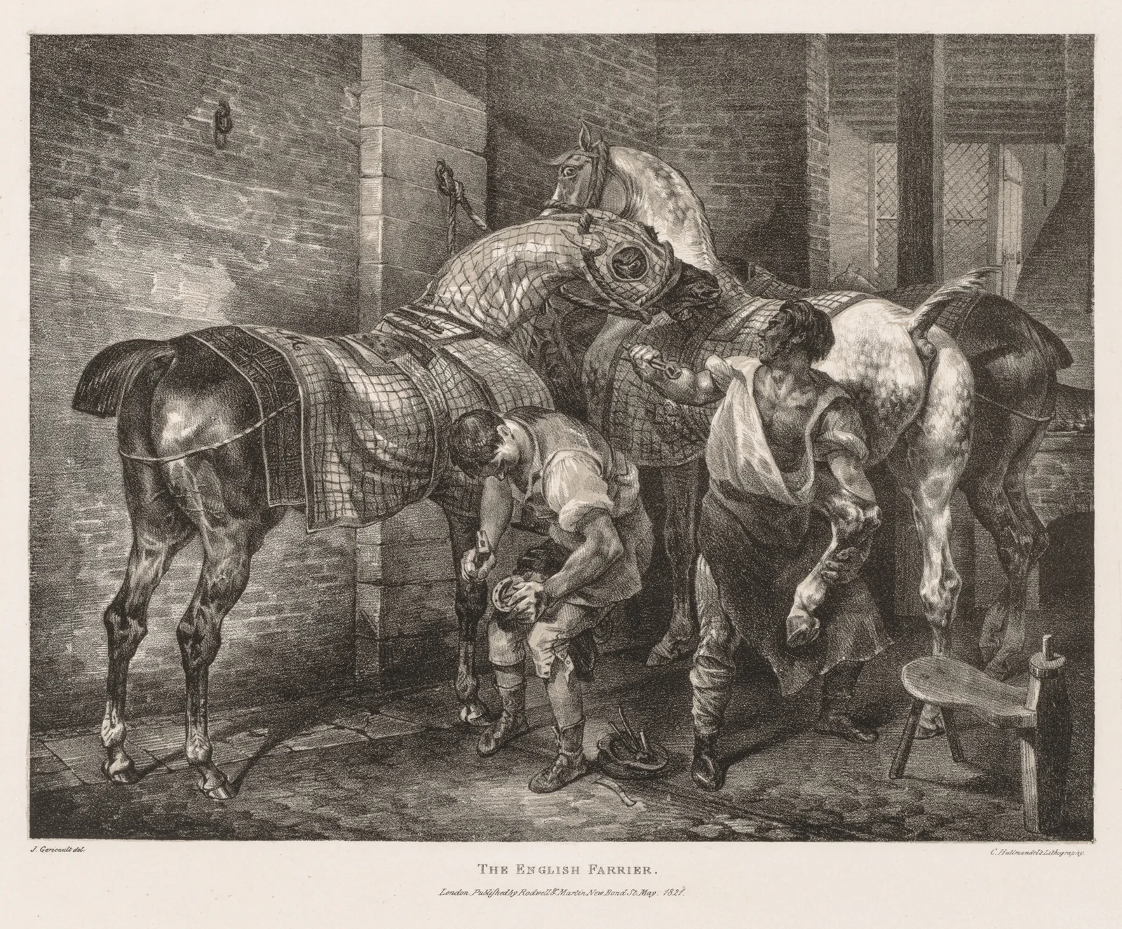 The English Farrier av Théodore Géricault