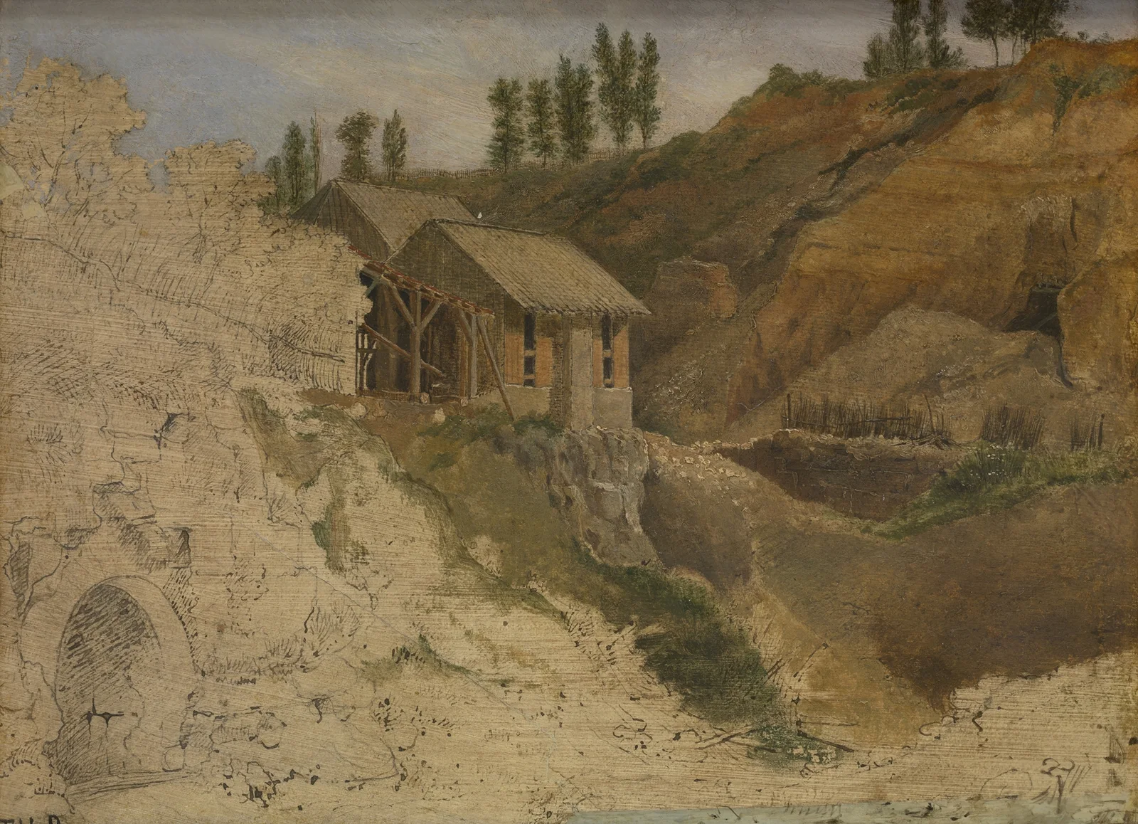 A Quarry av Théodore Rousseau