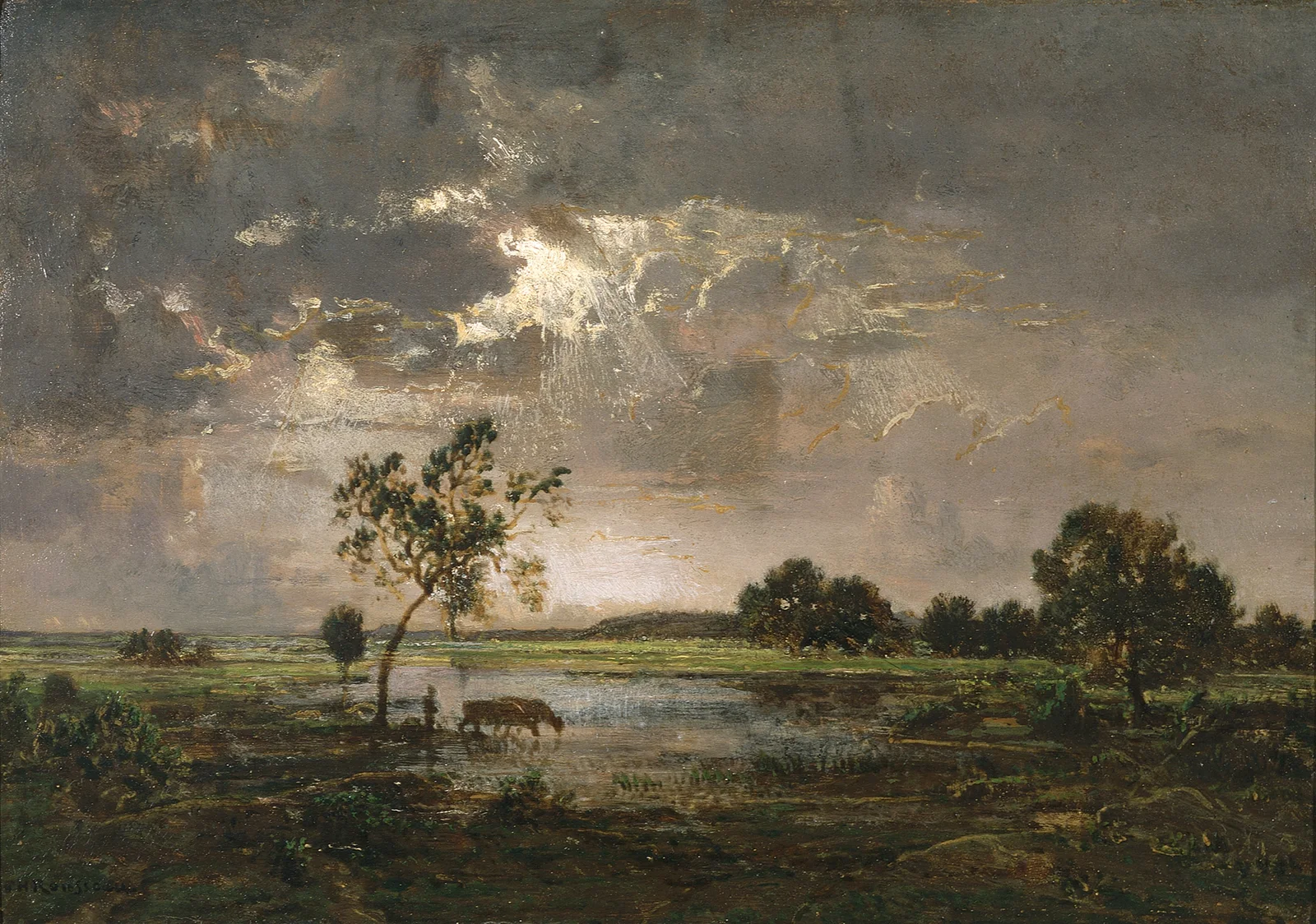 Landscape av Théodore Rousseau