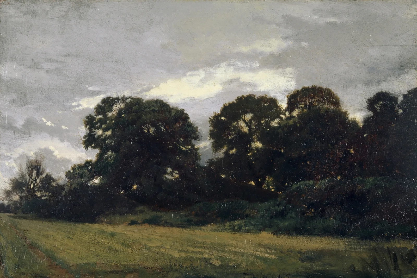 Landscape with Trees av Théodore Rousseau